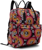 Marni Kids Pink & Orange Allover 70s Circles Backpack