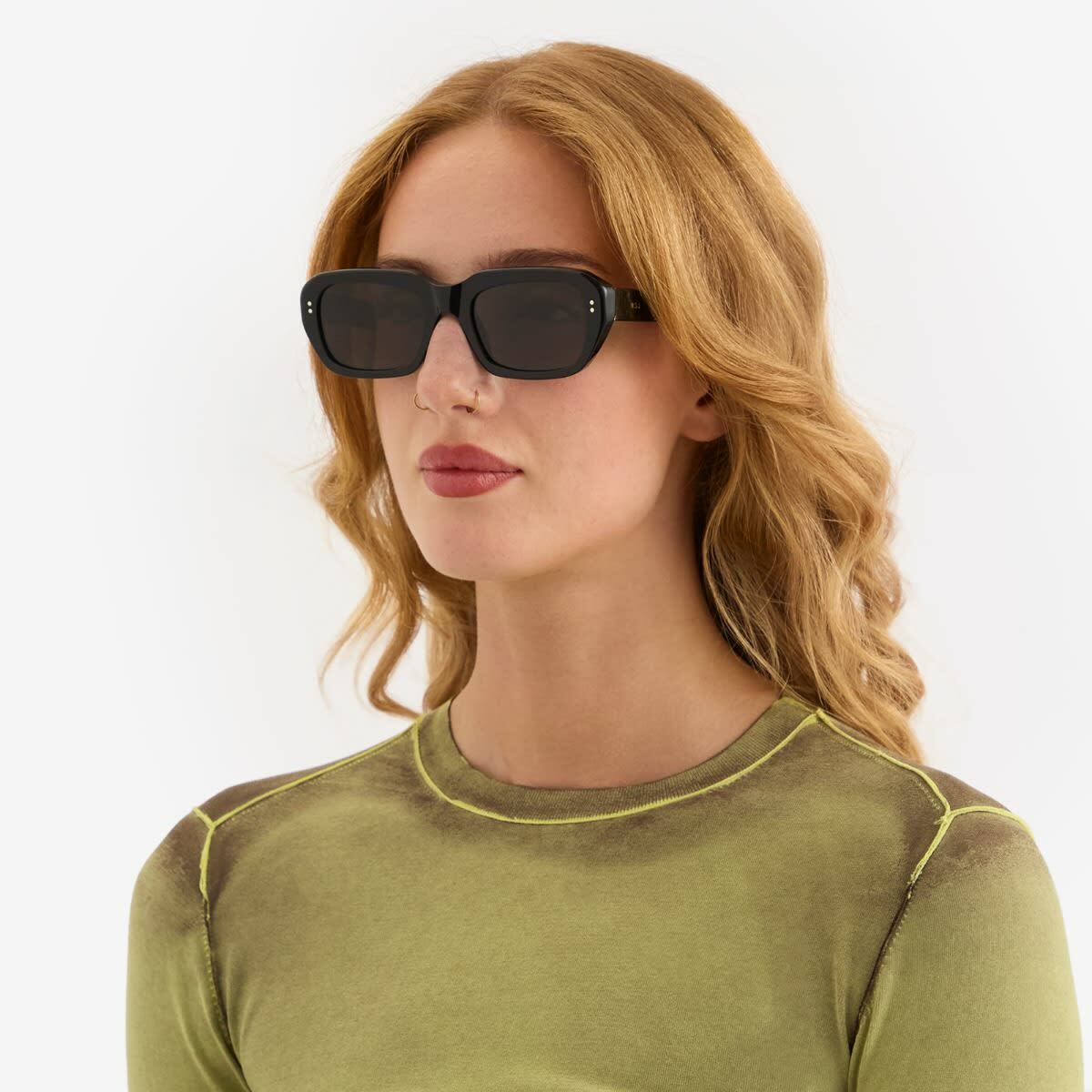 Retrosuperfuture Miles Sunglasses in Black 