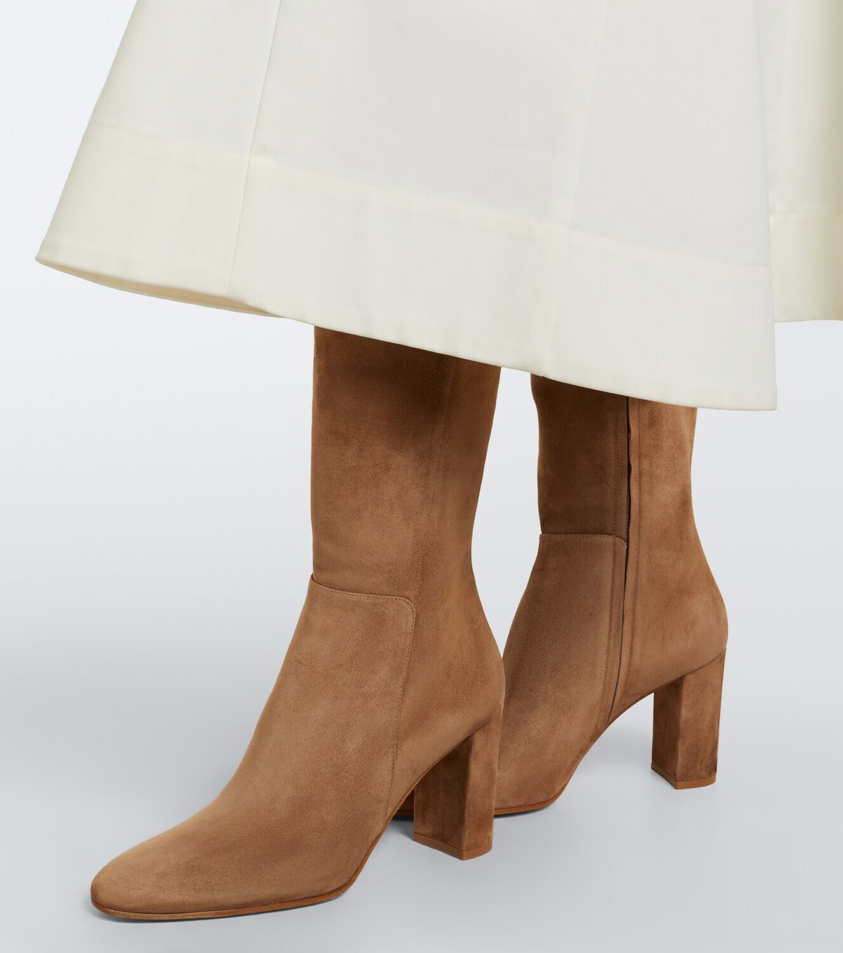 Gianvito Rossi Suede knee-high boots