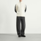 Fred Perry Men's Ribbed Zip Knit Cardigan in Ecru