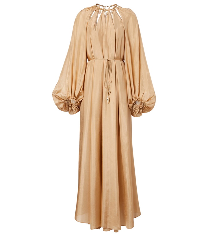Photo: Zimmermann Mahon embellished silk maxi dress