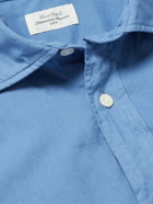 Hartford - Palm Pat Cotton-Poplin Shirt - Blue