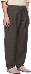 Jan-Jan Van Essche Grey Linen #68 Trousers