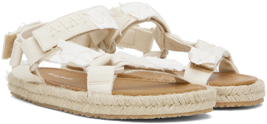 Maison Margiela Off-White Patchwork Hiking Sandals Maison