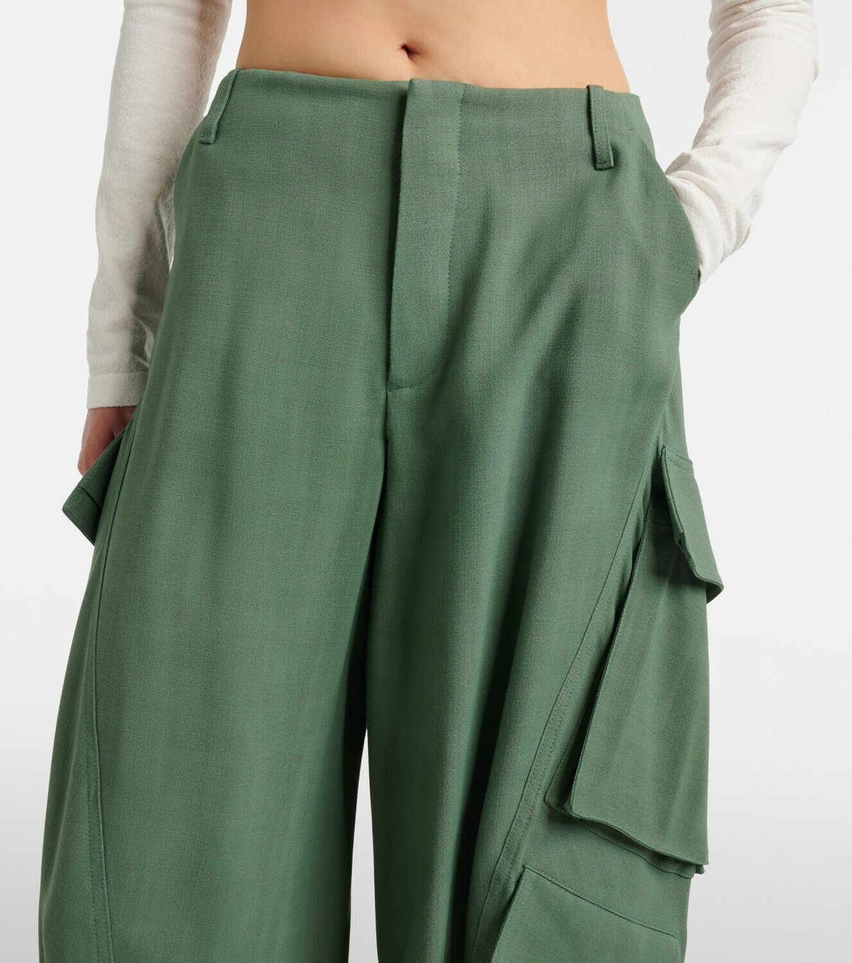 Alaïa Twill cargo pants