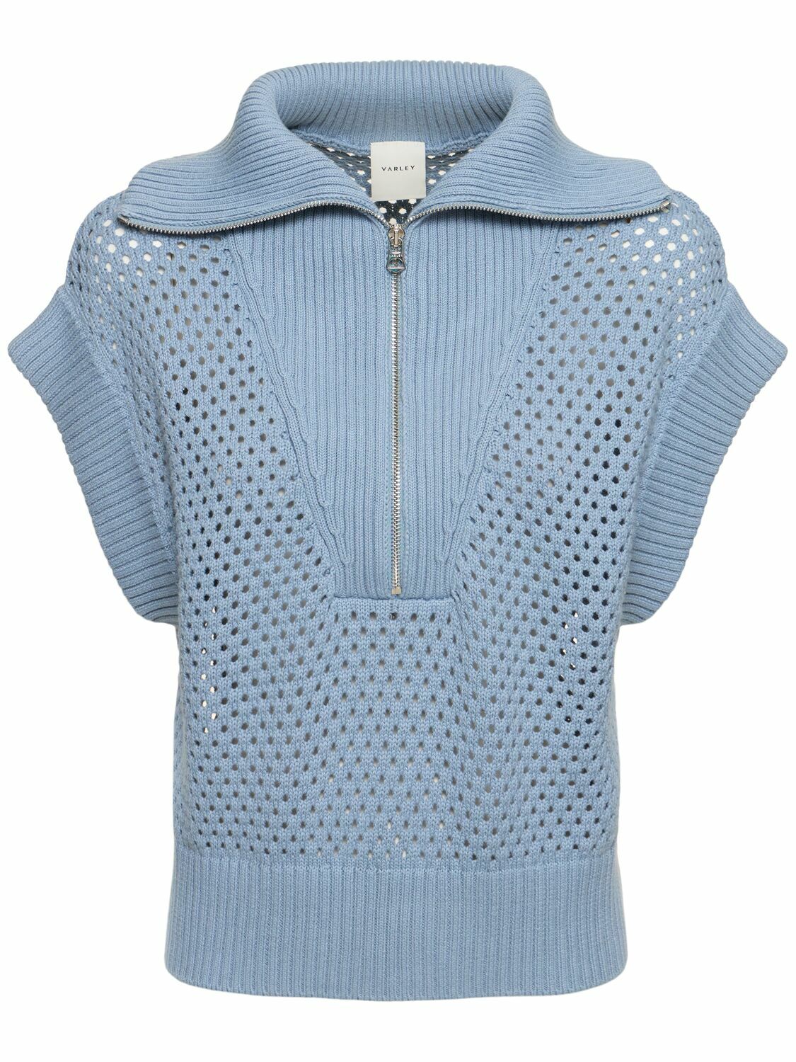 VARLEY Mila Half Zip Knit Top Varley