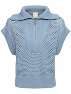 VARLEY Mila Half Zip Knit Top