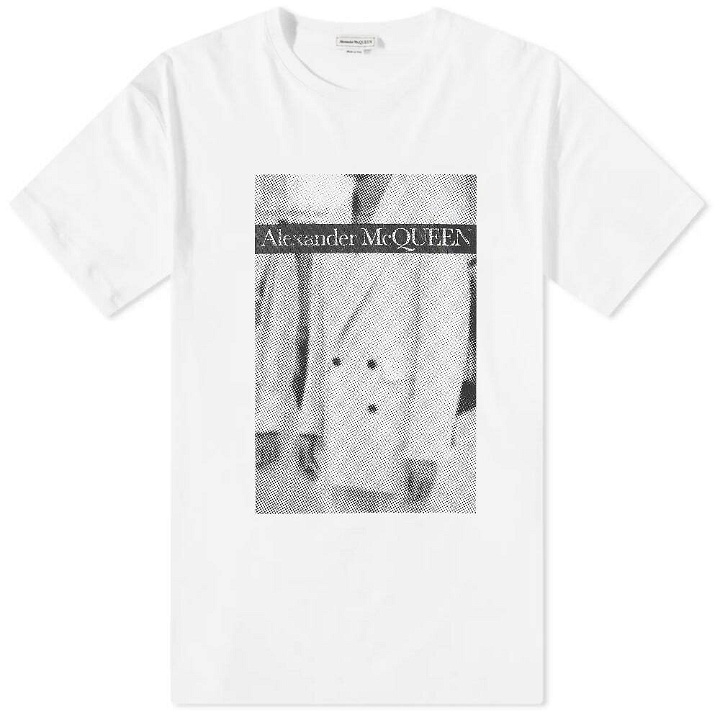 Photo: Alexander McQueen Men's Atelier Print T-Shirt in White/Black