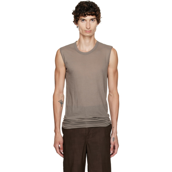 Photo: Rick Owens Gray Tower Basic SL Tank Top