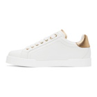 Dolce and Gabbana White Dauphine Sneaker