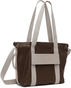 Rick Owens Brown Trolley Tote