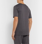 Zimmerli - Slim-Fit Mélange Stretch Cotton and Cashmere-Blend T-Shirt - Gray