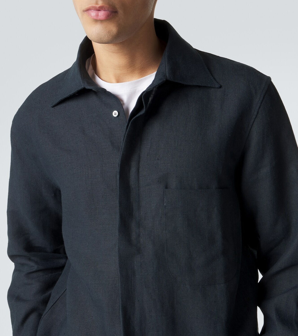 Saman Amel Linen overshirt