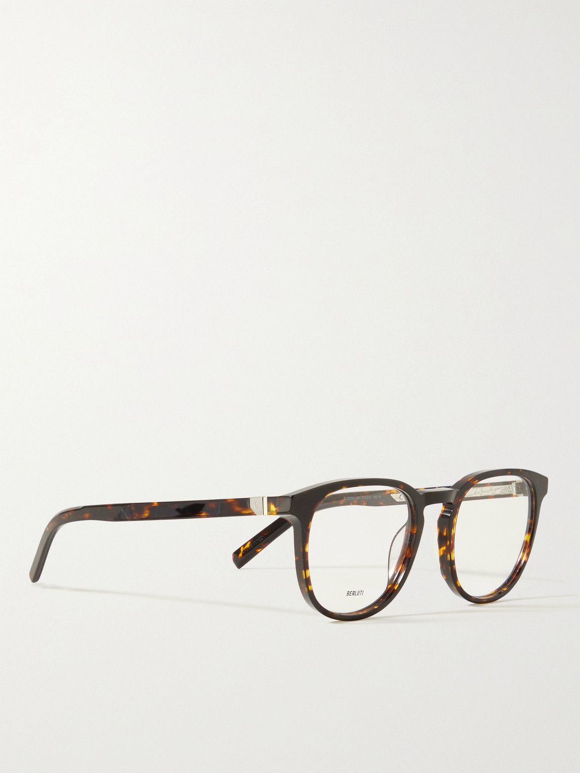 Berluti - Round-Frame Tortoiseshell Acetate Optical Glasses Berluti