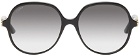 Cartier Black Round Sunglasses