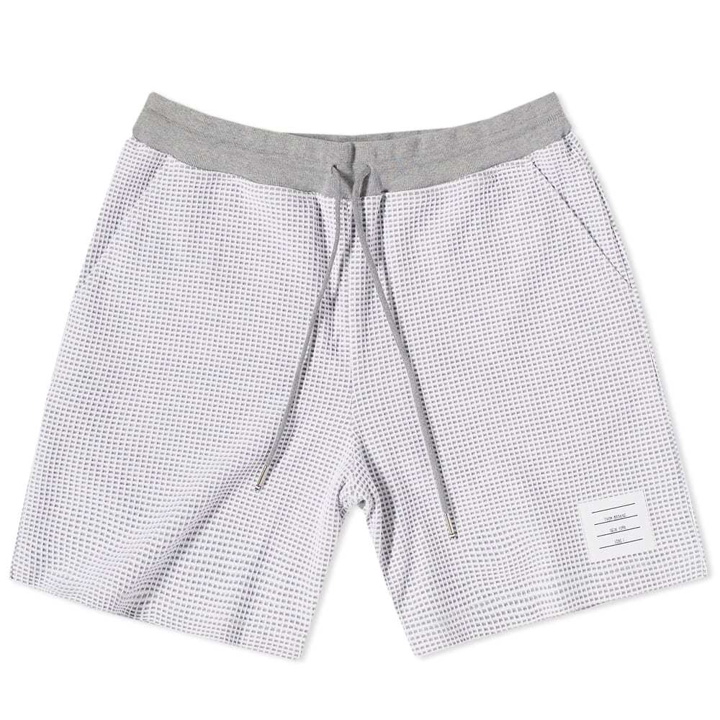 Photo: Thom Browne Bi-Colour Check Knitted Short