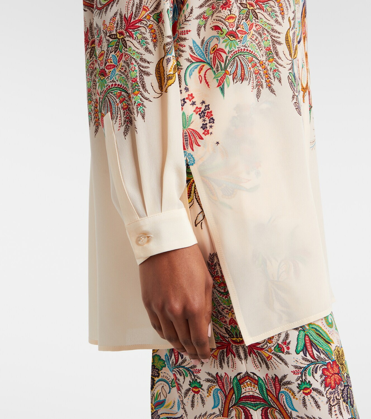 Etro Printed silk shirt