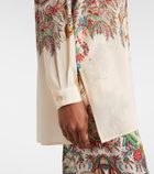 Etro Printed silk shirt