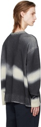 A-COLD-WALL* Black & White Gradient Sweater