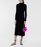 Vince - Ribbed-knit midi dress