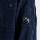 C.P. Company Men's Corduroy Lens Overshirt in Peacoat