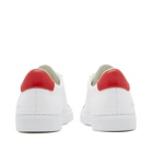 Common Projects Men's Retro Low Sneakers in White/Red