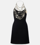 Oscar de la Renta Embellished minidress