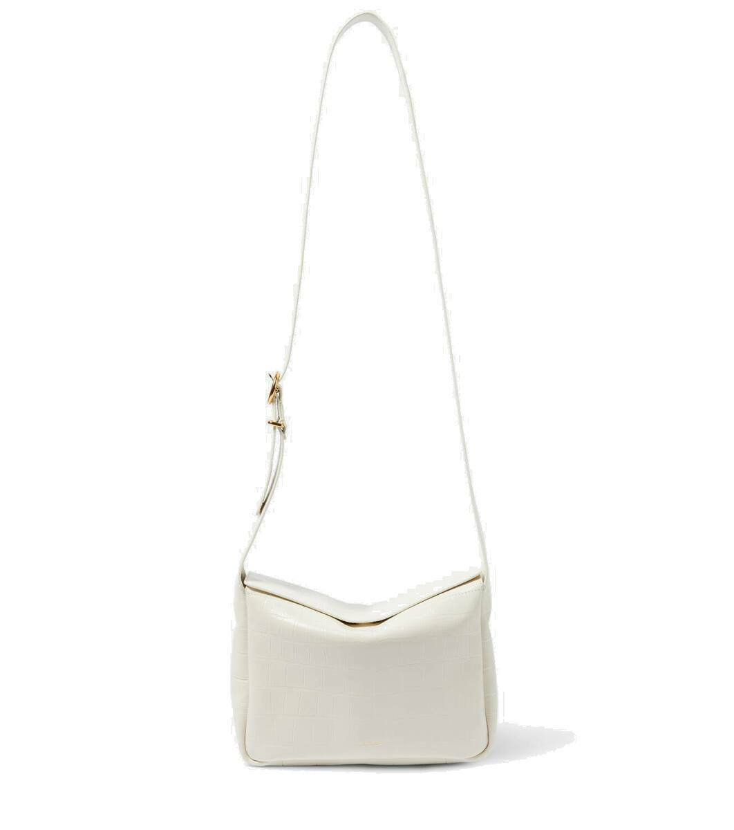 Jil Sander 'journal' Small Leather Foldover Shoulder Bag Women