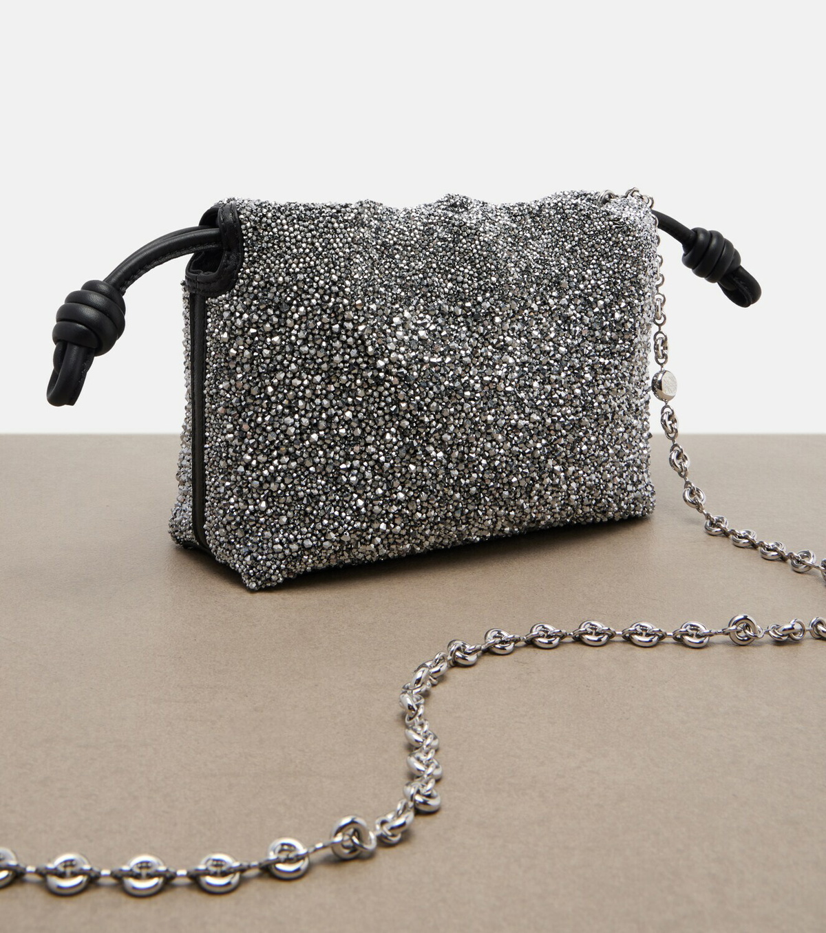Loewe Flamenco Mini beaded clutch
