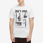 Boys Own Men's The Social Awareness Front Print T Shirt in White