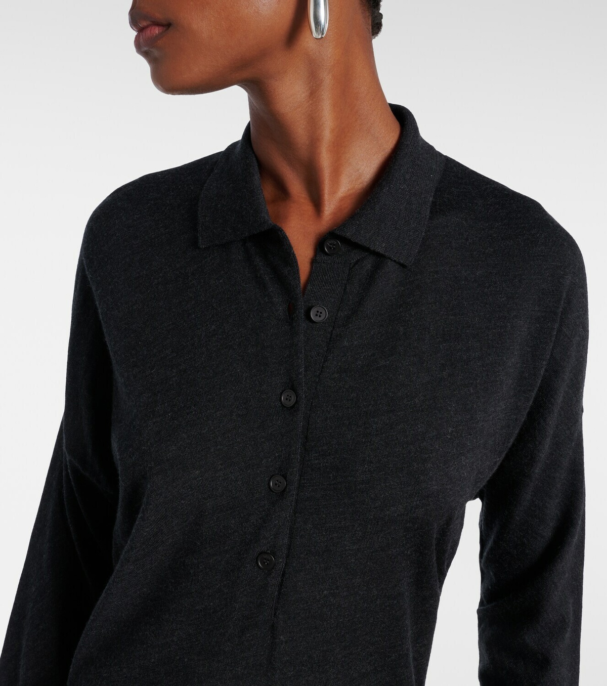 Tod's Wool and silk polo dress