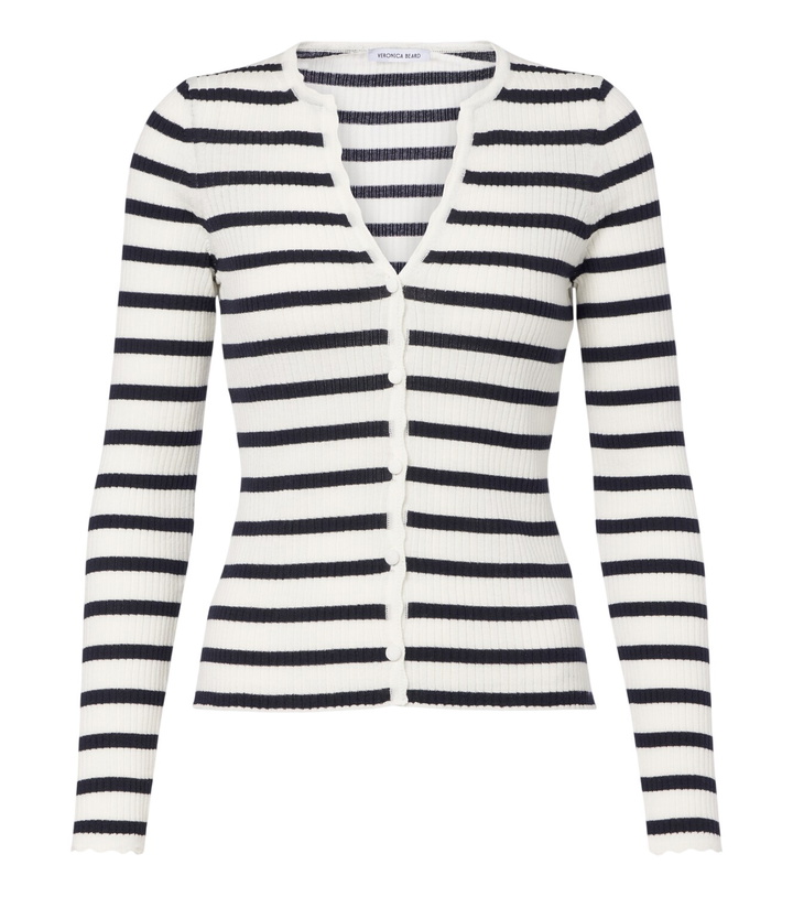 Photo: Veronica Beard Anwin striped wool cardigan