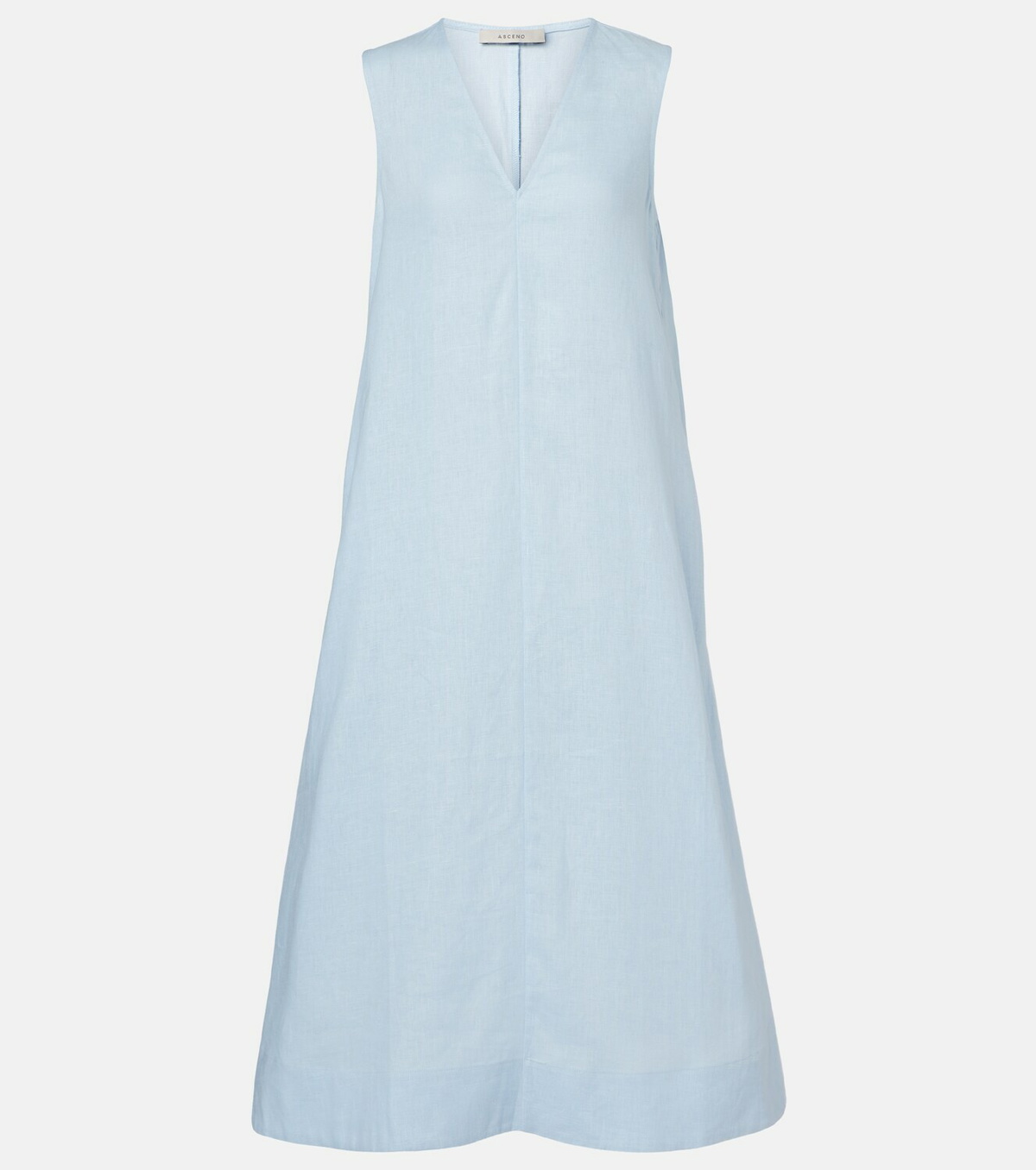 Asceno Nisha linen midi dress