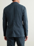 Boglioli - Unstructured Garment-Dyed Lyocell-Blend Suit Jacket - Blue