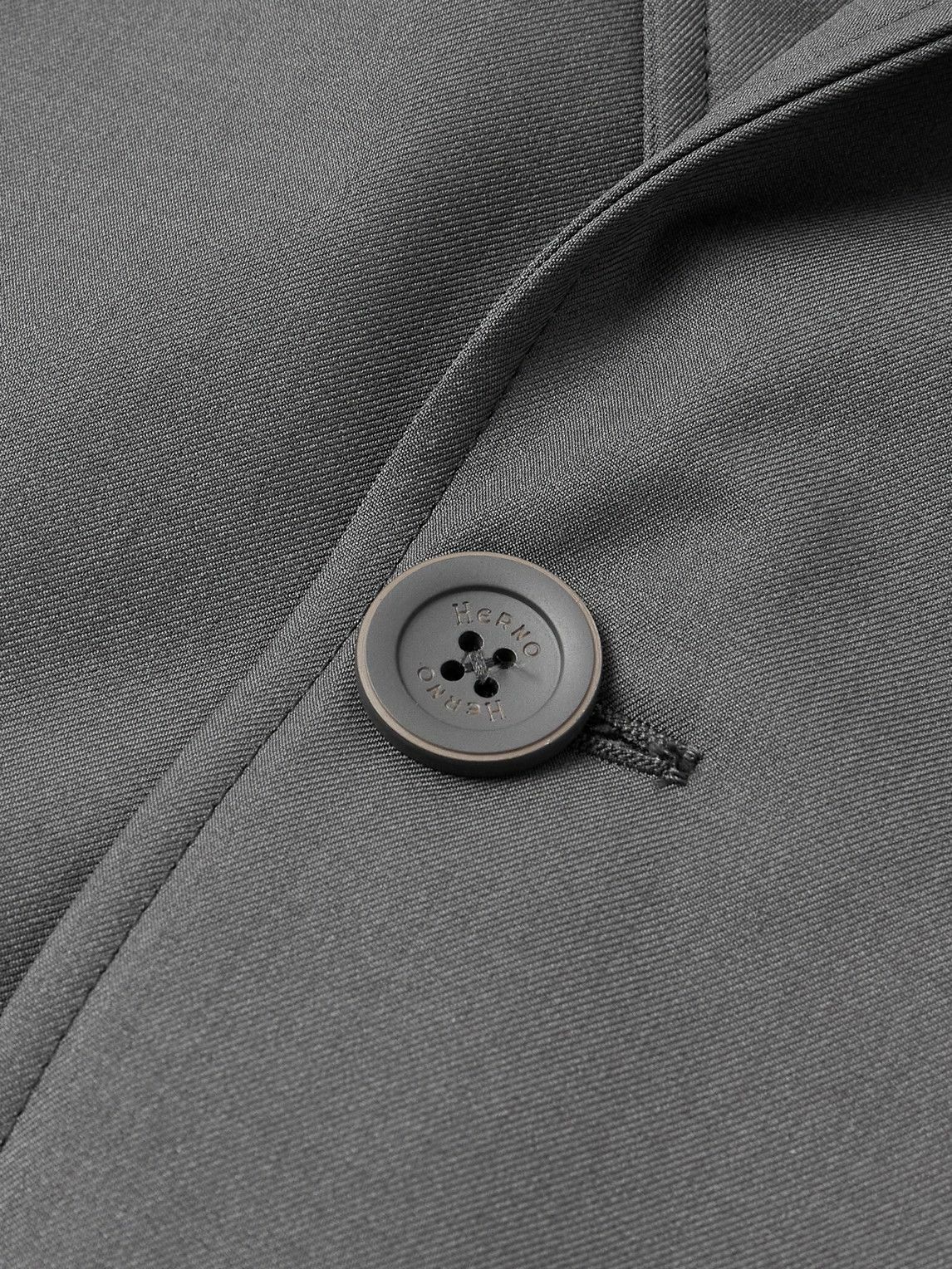 Herno - Shell Coat With Detachable Gilet - Gray