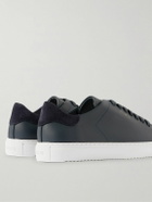 Axel Arigato - Clean 90 Suede-Trimmed Leather Sneakers - Blue