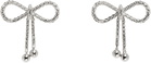 Blumarine Silver Bows Earrings