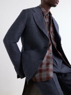 Kaptain Sunshine - Woven Wool, Linen and Hemp-Blend Suit Jacket - Gray