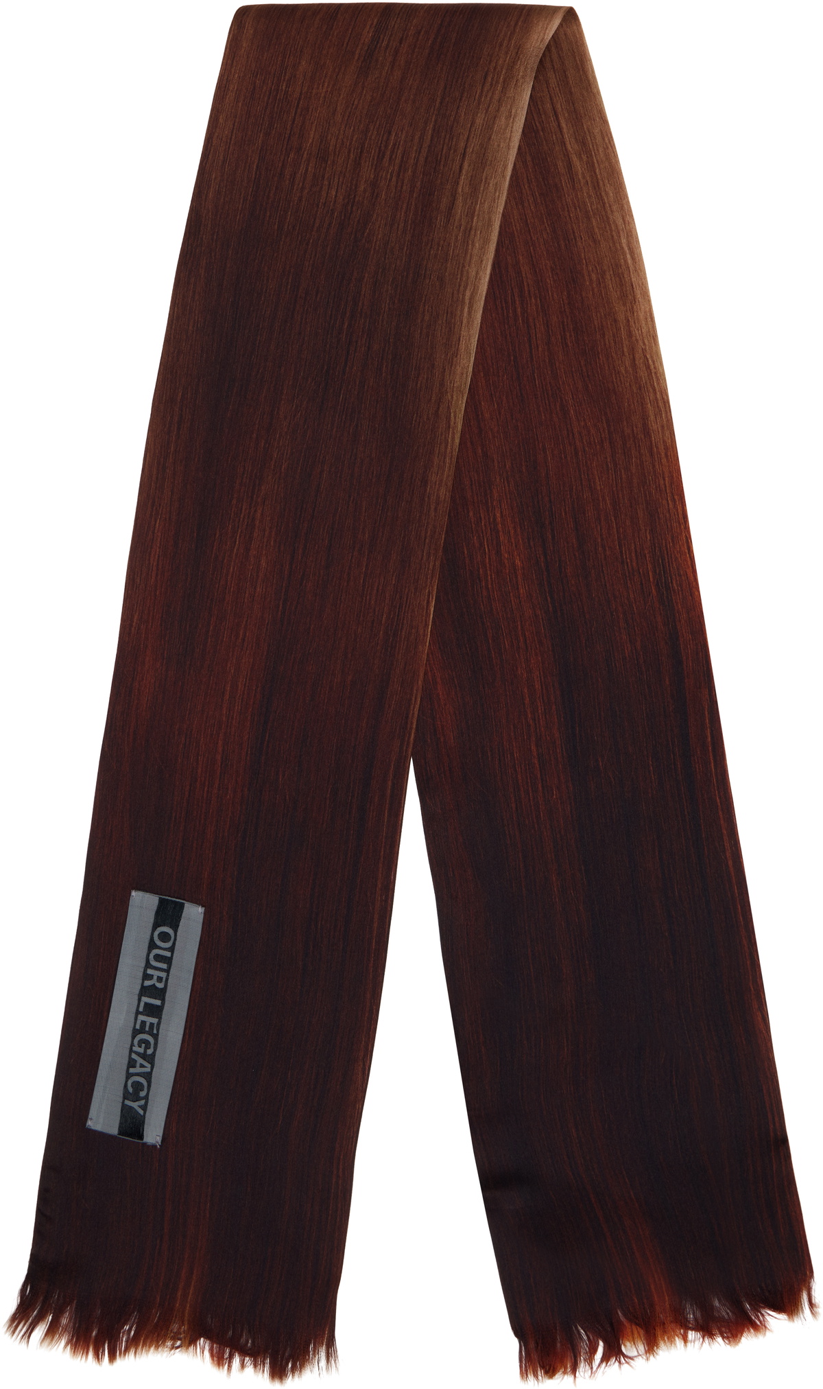 Our Legacy Brown Piano Scarf Our Legacy