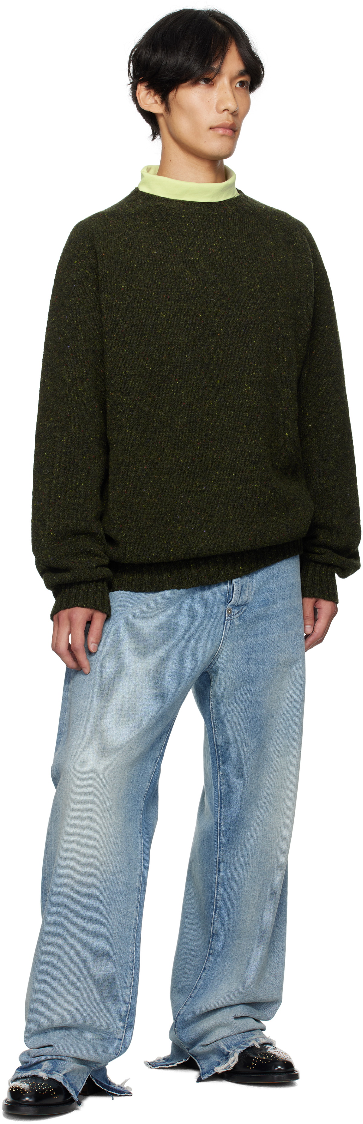 Bless Green N°80 Pearlpad Sweater