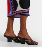 Dries Van Noten Distressed leather mules