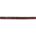 Maison Margiela Red Leather Glitter Basic Belt