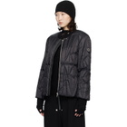 Rick Owens Moncler + Rick Owens Black Geocamo Flight Down Jacket