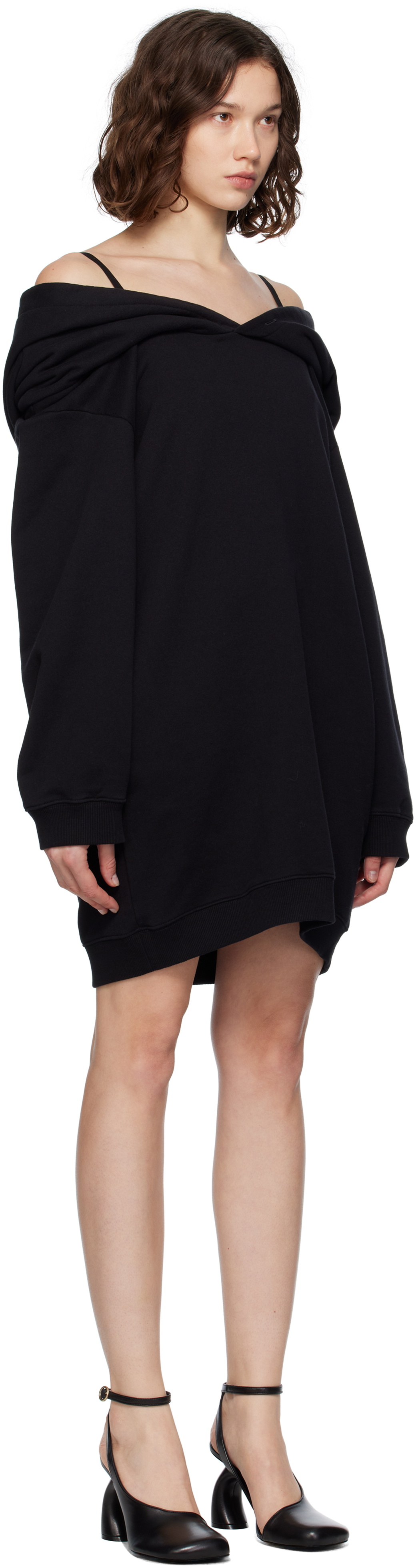 ruffle hem mini dress Flutter Ruffle Hem Mini Dress Red / Small