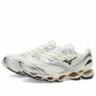 Mizuno Wave Prophecy LS in Pristine/Black/Silver