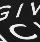 GIVENCHY - Logo-Embroidered Loopback Cotton-Jersey Hoodie - Black