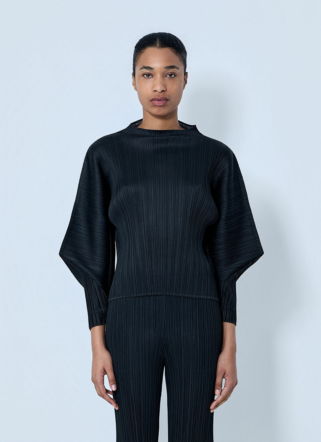 Pleats Please Issey Miyake Pleated Knit Top