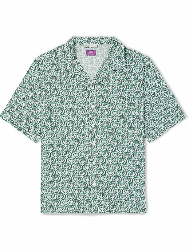Photo: Onia - Camp-Collar Printed Woven Shirt - Green