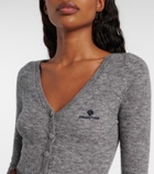 Shushu/Tong Logo wool-blend bodysuit