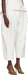 ISSEY MIYAKE Off-White Grainy Trousers